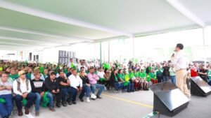 Ricardo Gallardo sigue llevando obras que sí mejoran la vida de las familias potosinas